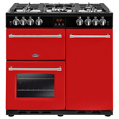 Belling Farmhouse 90G Gas Range Cooker Orange Belling Farmhouse 90G Gas Range Cooker Orange